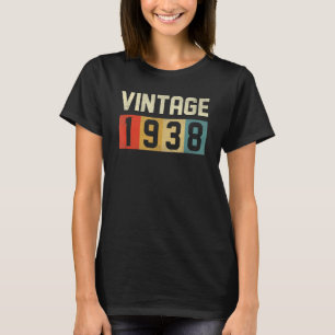 85 Year Old   Vintage 1938 Made In 1938 85th Birth T-Shirt