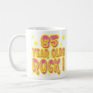 85 Year Olds Rock! (Pink) Mug