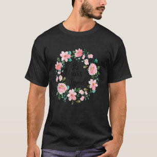 85 Years Loved Men Women 85 Years Old Floral 85th T-Shirt