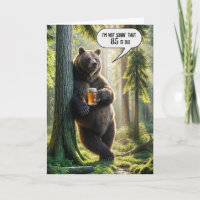 85th Birthday Bear With Beer Mug
