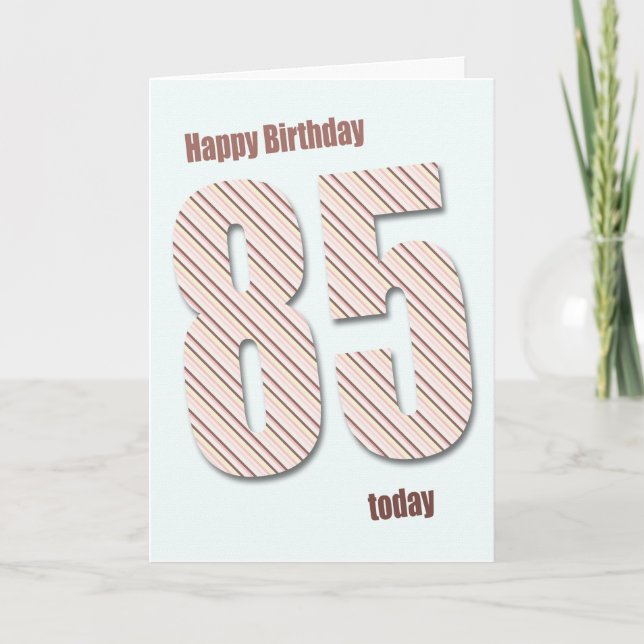 85th birthday card (Front)