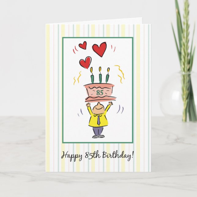 85th Birthday Celebration Card (Front)