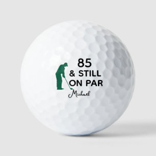85th Birthday Funny Custom Golf Ball with Name