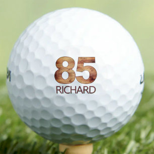 85th birthday golf balls 85 years golfer wood gift