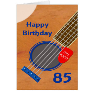 85th Birthday Guitar Player Birthday
