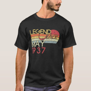 85Th Birthday My 85 Years Old Legend Since May 193 T-Shirt