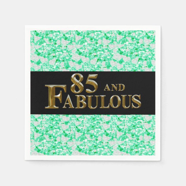 85th Birthday  Napkin (Front)