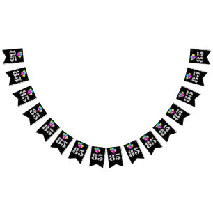 85th birthday party balloons bunting