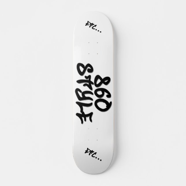 860 Style Plain Skateboard (Front)