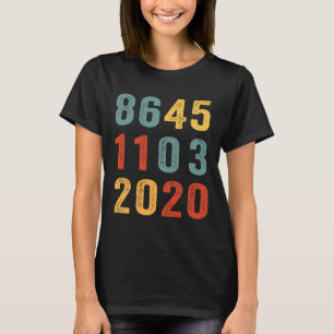 8645 1103 Vote Blue November 3 Vintage Anti Trump T-Shirt
