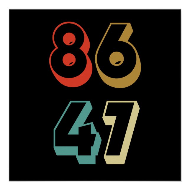 8647 Ant-Trump Poster (Front)