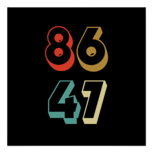 8647 Ant-Trump Poster