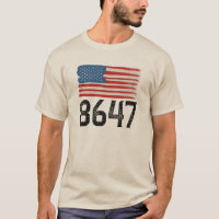 8647 Anti-Trump American Flag Political Statement