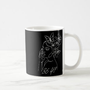 8647 Anti Trump Floral Resist 86 47 Impeach Trump Coffee Mug