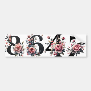 8647 ANTI TRUMP PRO DEMOCRACY BUMPER STICKER