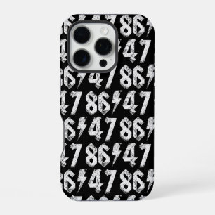8647 Anti Trump Retro Vintage 80s Rock Style iPhone 16 Pro Case