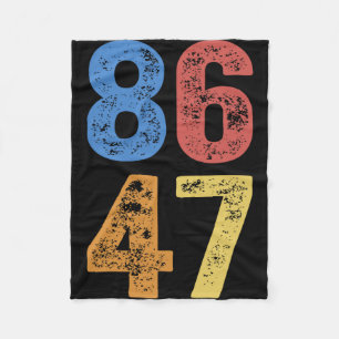 8647 Anti Trump Subtle Resist Protest Fleece Blanket