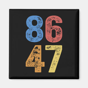 8647 Anti Trump Subtle Resist Protest Magnet