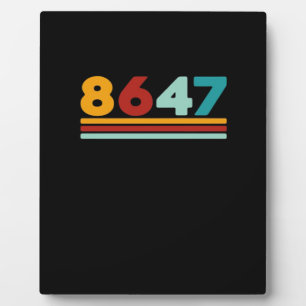 8647 - Antifascism Design Classic Creative Style Plaque