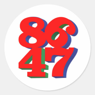 8647  CLASSIC ROUND STICKER