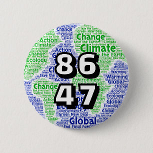 8647 (Earth) 6 Cm Round Badge