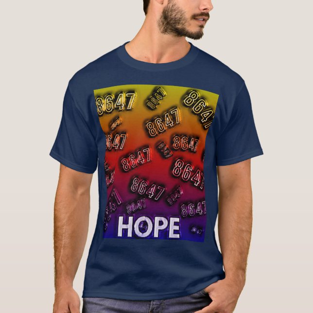 8647 HOPE by focusln T-Shirt (Front)