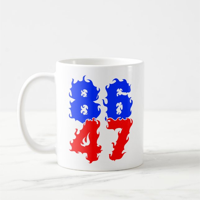 8647 Impeach Trump 47  Coffee Mug (Left)