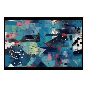 8647 - Ken Gauge Abstract Art Poster