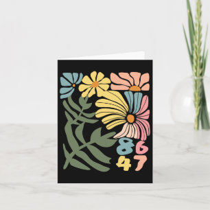 8647 Resist Subtle Floral Foxtrot Delta Tango Prot Card