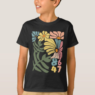 8647 Resist Subtle Floral Foxtrot Delta Tango Prot T-Shirt