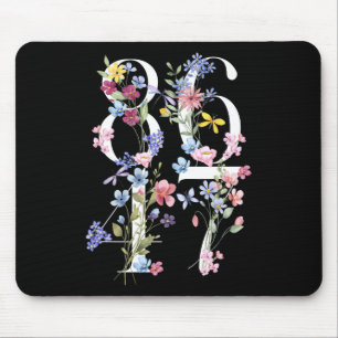 8647 Subtle Anti Trump 86 47 Floral Boho Style 1 Mouse Pad
