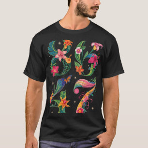 8647 Subtle Anti Trump 86 47 Floral Boho Style 5 T-Shirt