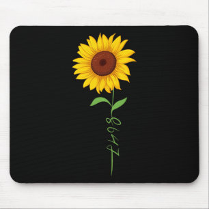 8647 Subtle Anti Trump 86 47 Floral Boho Style Mouse Pad