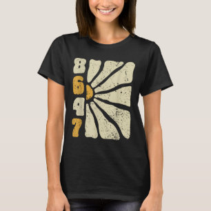 8647 Subtle Anti Trump 86 47 Floral Boho Style T-Shirt