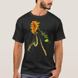 8647 Subtle Anti Trump 86 47 Sunflower Cat Lovers T-Shirt