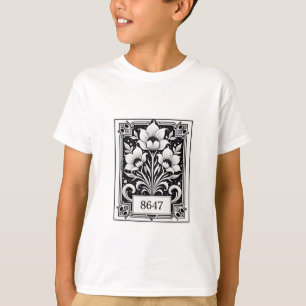 8647 Subtle Anti Trump Anti MAGA 86 47 Floral Boho T-Shirt
