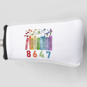 8647 Subtle Anti Trump Anti MAGA 86 47 Floral LGBT Golf Head Cover
