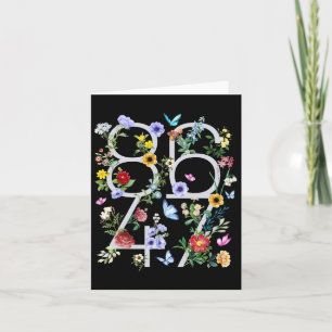 8647 Subtle Anti Trump Floral Boho Card