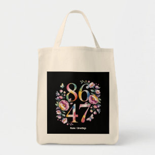 8647 Subtle Floral Boho Style A Peaceful Protest Tote Bag