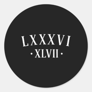 8647 Subtle Resist Trump 1 Classic Round Sticker