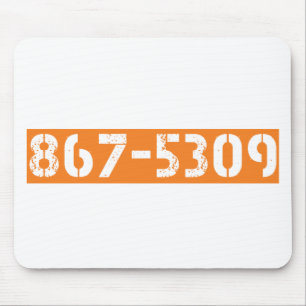 867-5309 MOUSE PAD