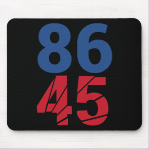86 45 Anti Trump Impeachment Protest For Democrats Mouse Pad