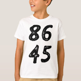 86 45 Anti Trump Retro Distressed Vintage Style T-Shirt