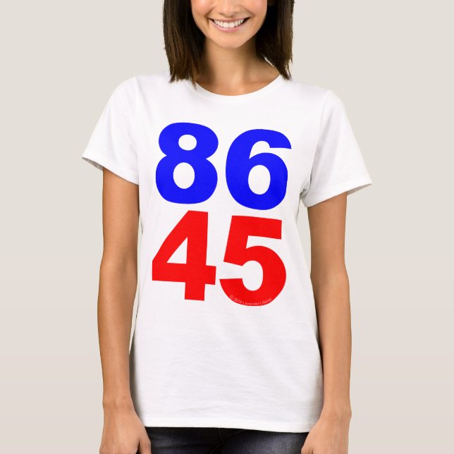 86 45 (For Her) T-Shirt (Front)