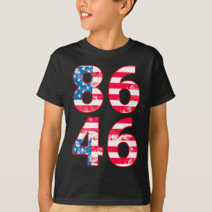 86 46 Anti Biden Pro Trump Patriotic  T-Shirt