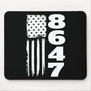 86 47 8647 Subtle Anti Trump Mouse Pad