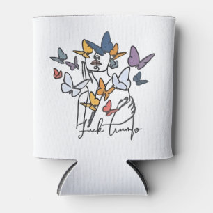 86 47 Anti Trump Floral T-Shirt, Impeach President Can Cooler