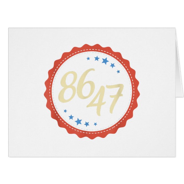 86 47 Anti Trump Funny  (Front Horizontal)