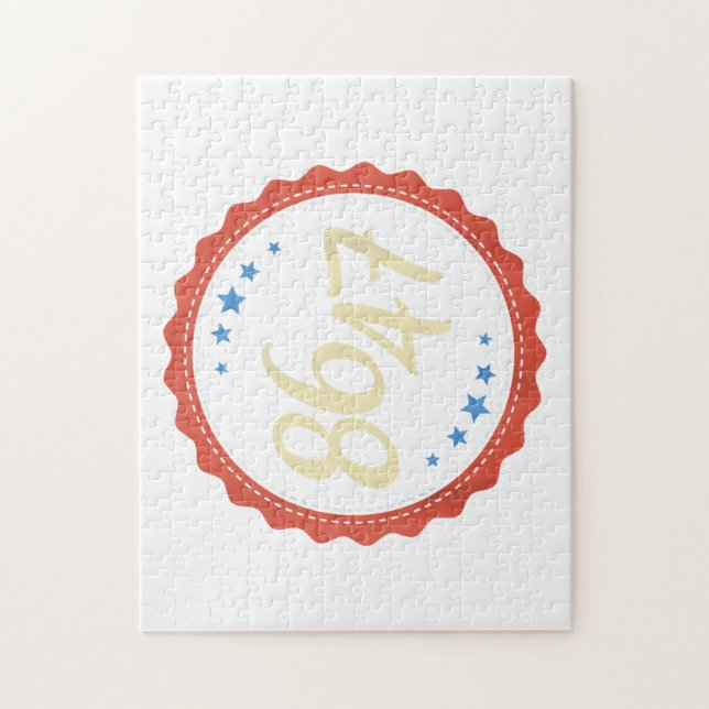 86 47 Anti Trump Funny  Jigsaw Puzzle (Vertical)