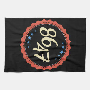 86 47 Anti Trump Funny Tea Towel